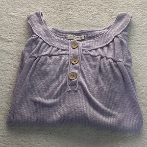 Woman’s We The Free Lilac Button Down Shirt